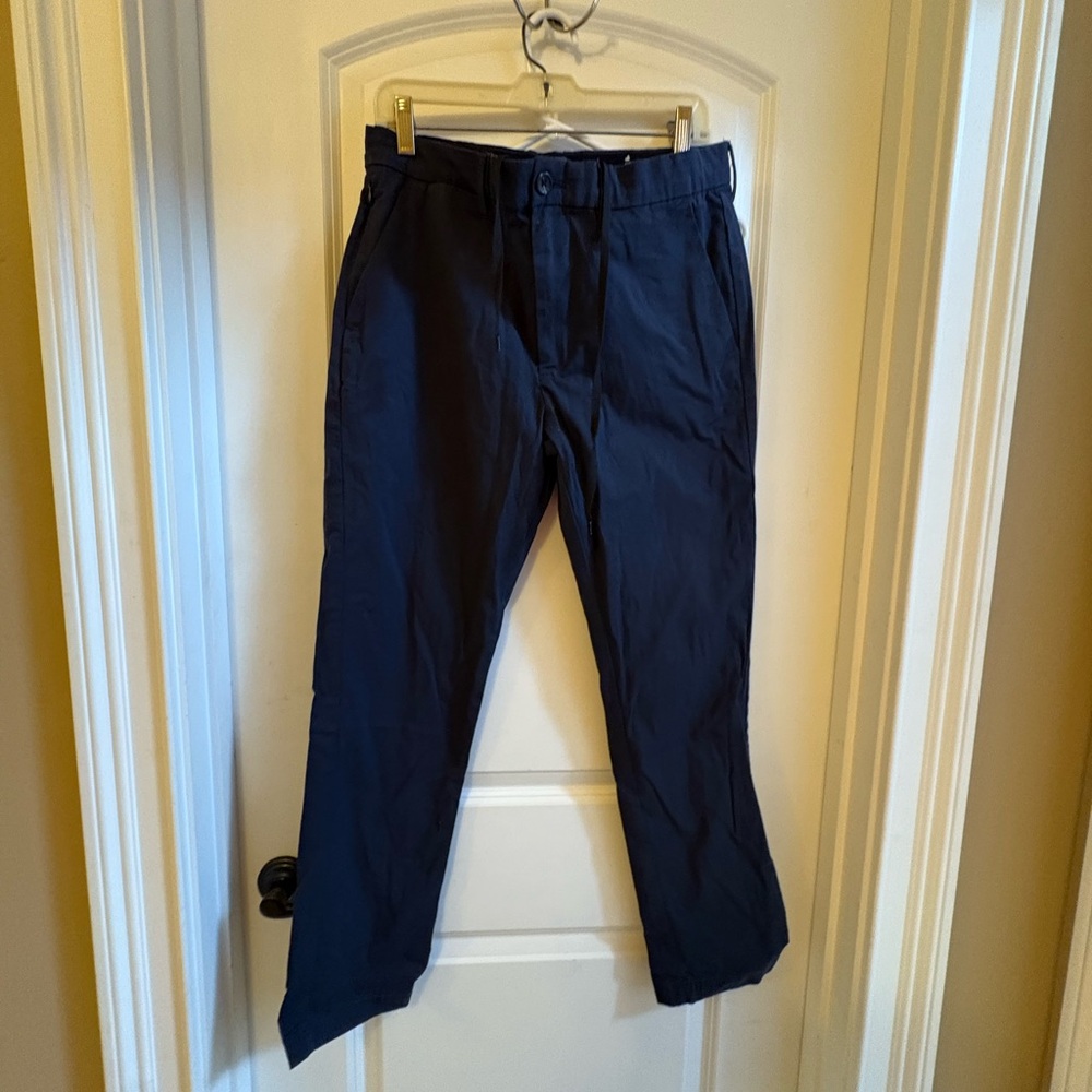 Goodfellow & Co Hennepin Tech Slim Pants 32x32 Navy Stretch Wrinkle Resistant